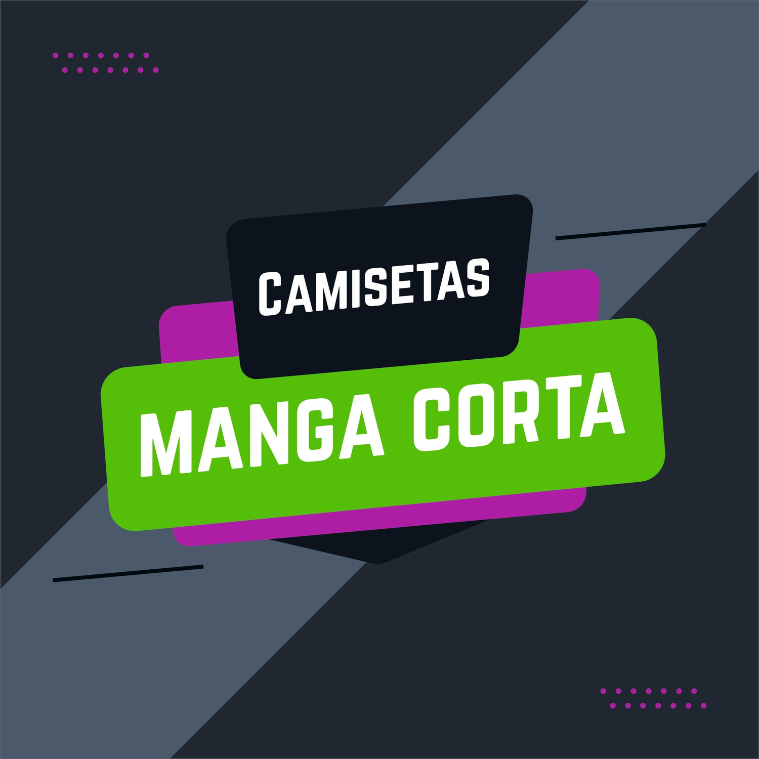 Camisetas de manga corta