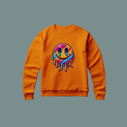 😀 Sudadera Smiley Drip – Vibra con estilo y color 🎨🔥