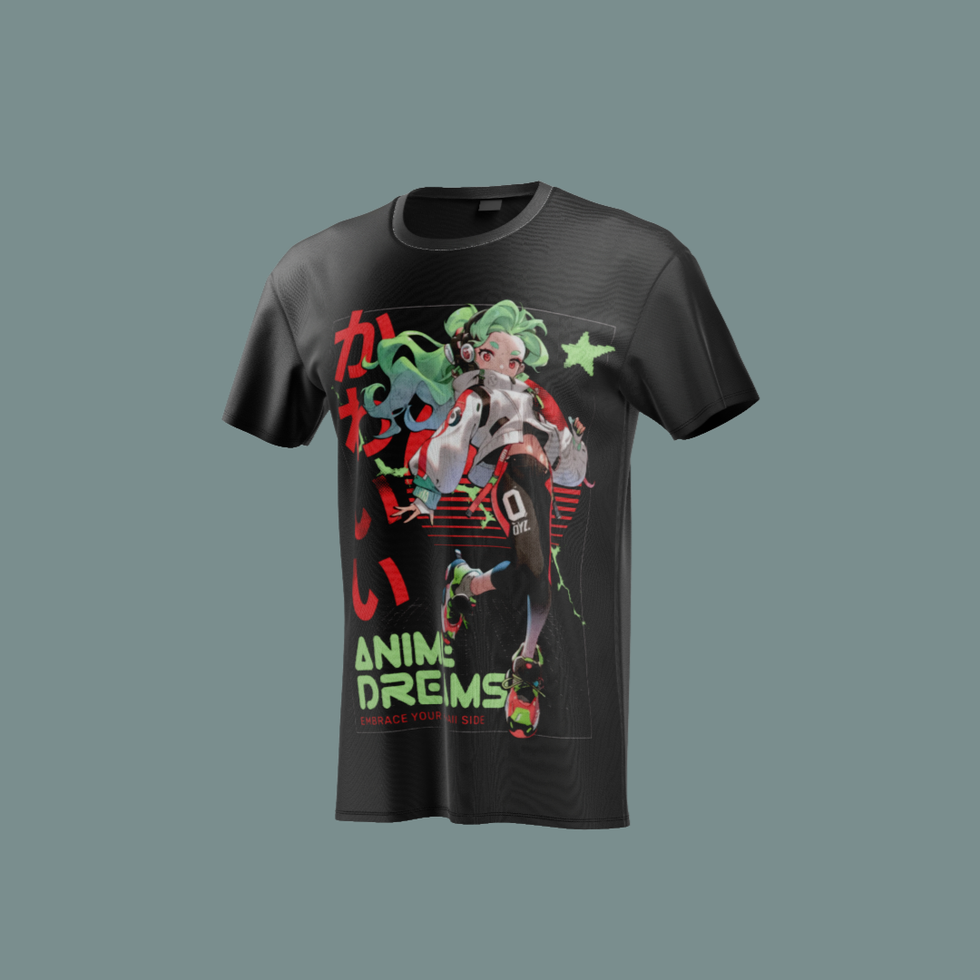 🌟 Camiseta Anime Dreams - Kawaii Energy 💫