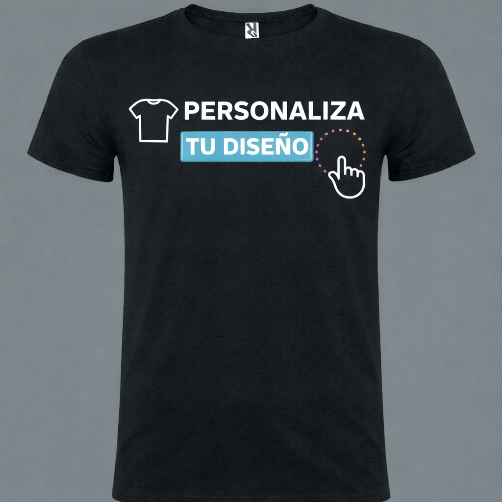 Camiseta Personalizada 100% Algodón – Crea Tu Diseño