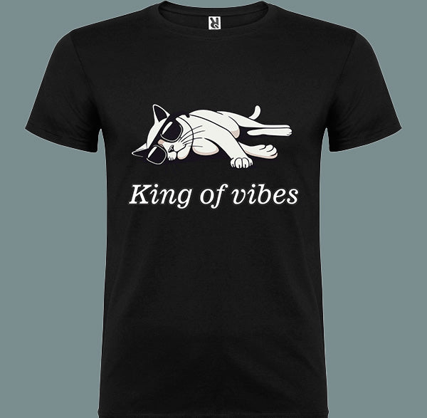 🖤 ​​King of Vibes T-Shirt – Relax in style