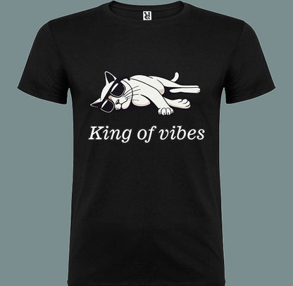 🖤 Camiseta King of Vibes – Relájate con estilo