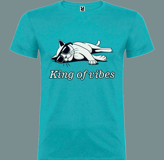 🖤 Camiseta King of Vibes – Relájate con estilo