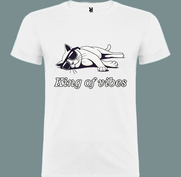 🖤 Camiseta King of Vibes – Relájate con estilo