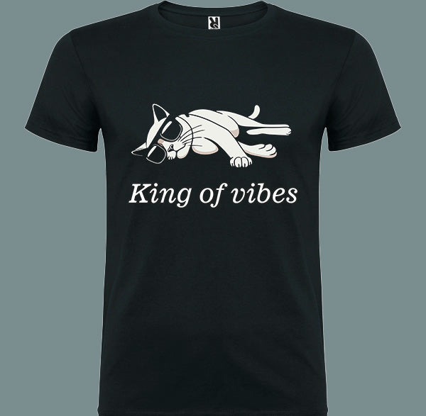 🖤 Camiseta King of Vibes – Relájate con estilo