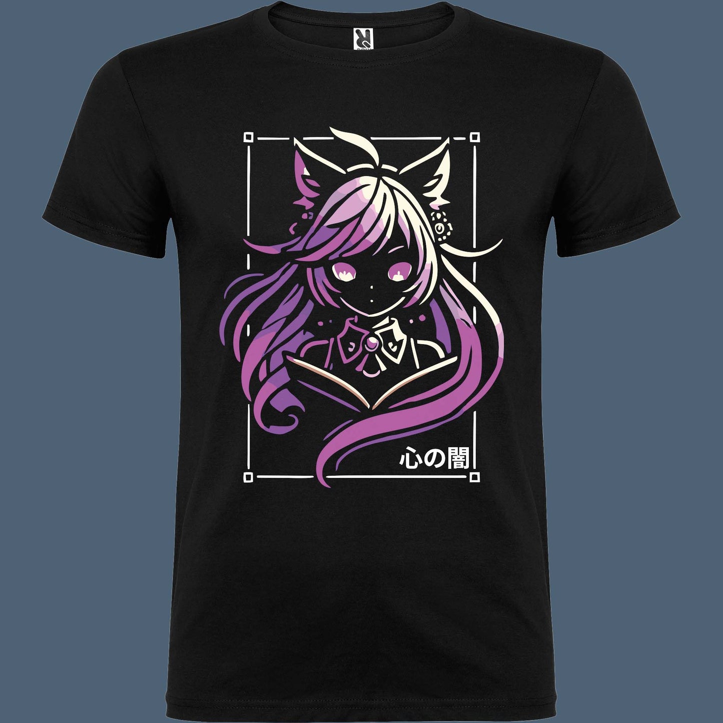 🖤 Camiseta Kokoro no Yami – Espíritu del anime