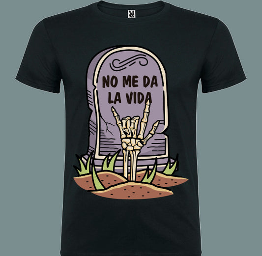 🖤 Camiseta No me da la vida – Último descanso