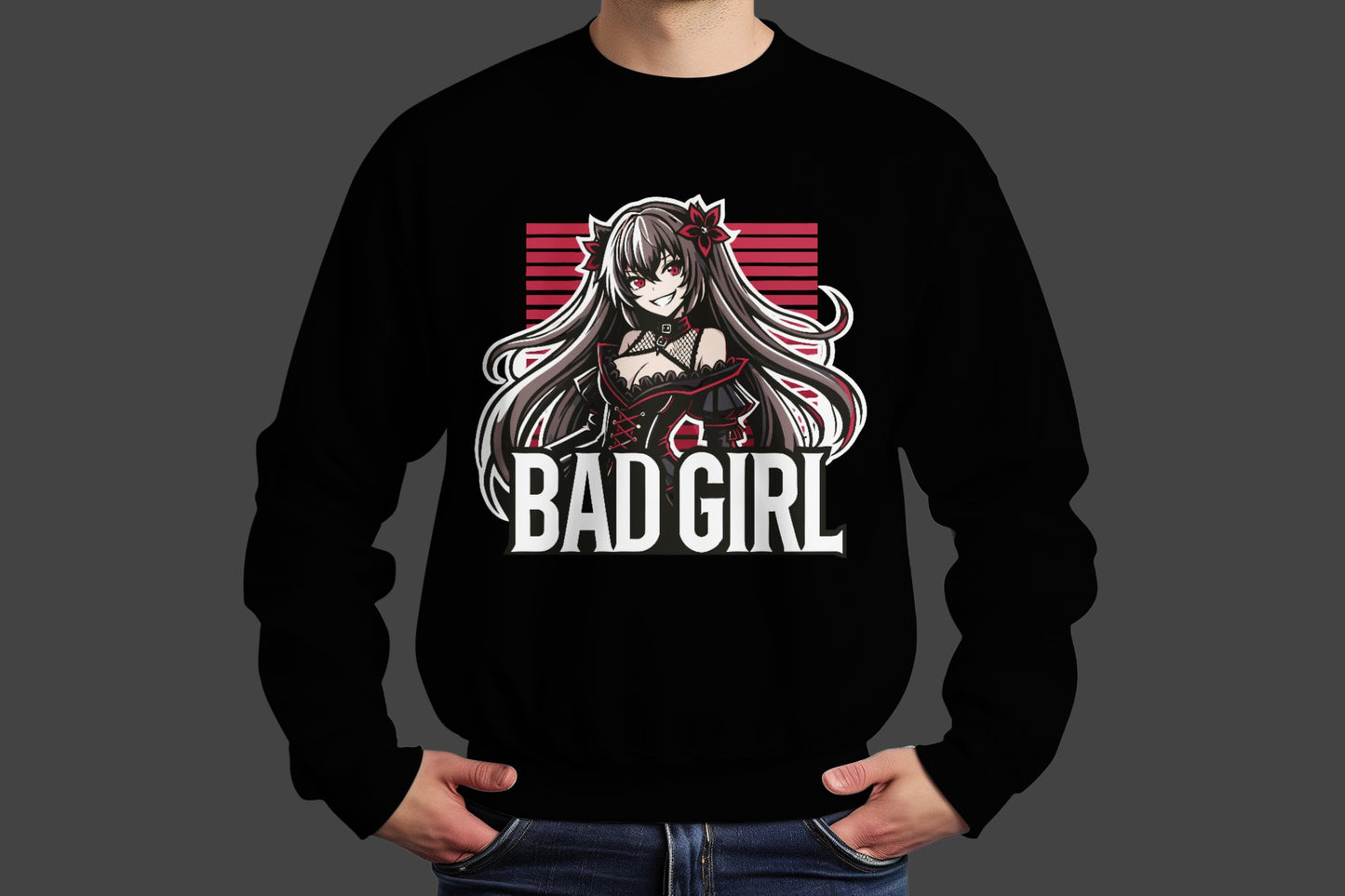 "Bad Girl" Sweatshirt – Attitude and Style in One Garment 🔥