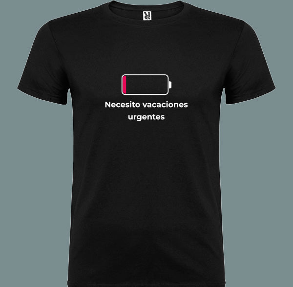 🖤 ​​Urgent Vacation T-Shirt – You need a break