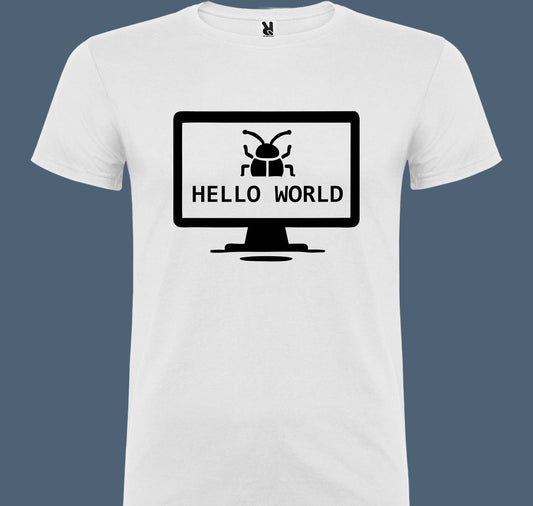 💻 Camiseta Hello World – Para amantes del código